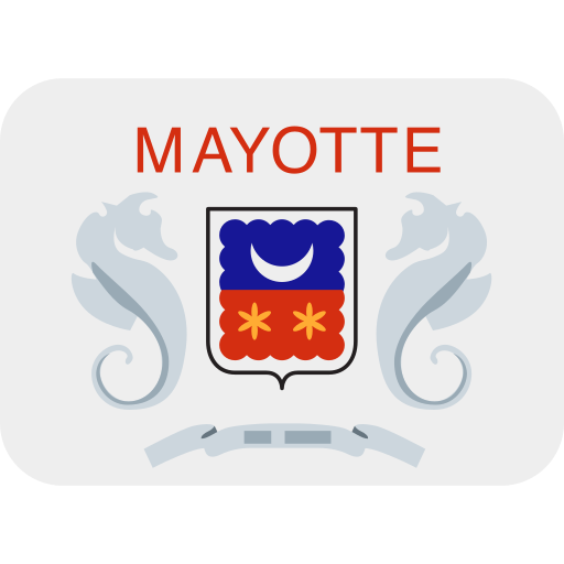 flag: Mayotte as rendered by Twitter / X