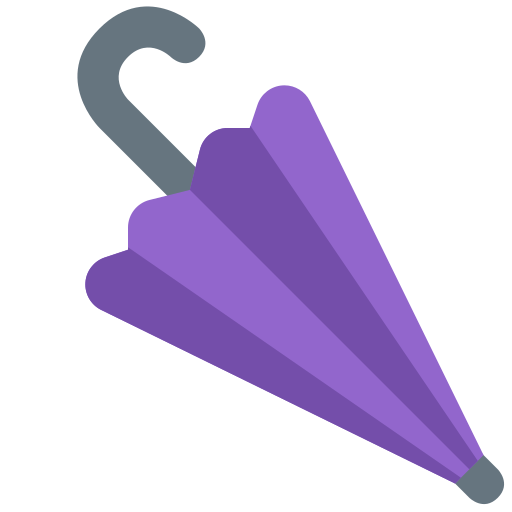 closed umbrella as rendered by Twitter / X