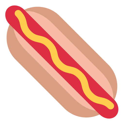 hot dog as rendered by Twitter / X