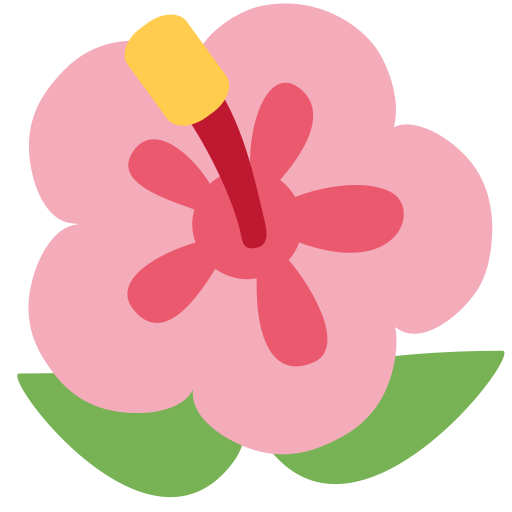 Hibiskus as rendered by Twitter / X