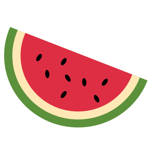 Wassermelone as rendered by Twitter / X