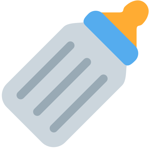 baby bottle as rendered by Twitter / X