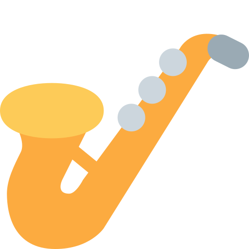 saxophone as rendered by Twitter / X