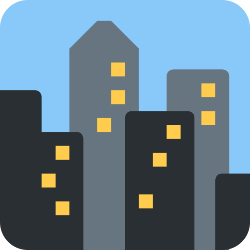 cityscape as rendered by Twitter / X
