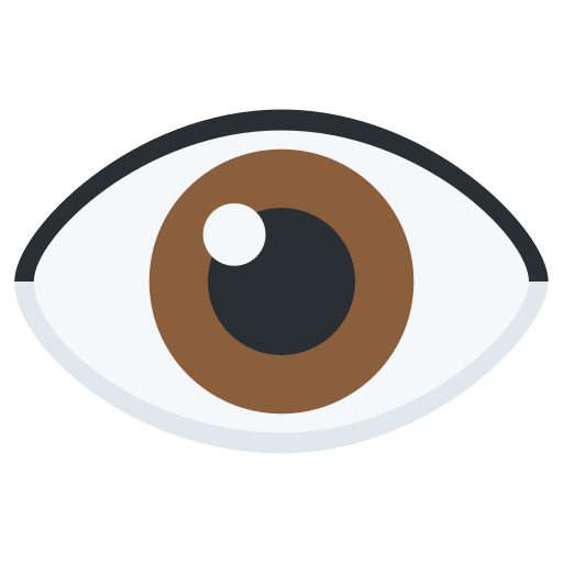 eye as rendered by Twitter / X