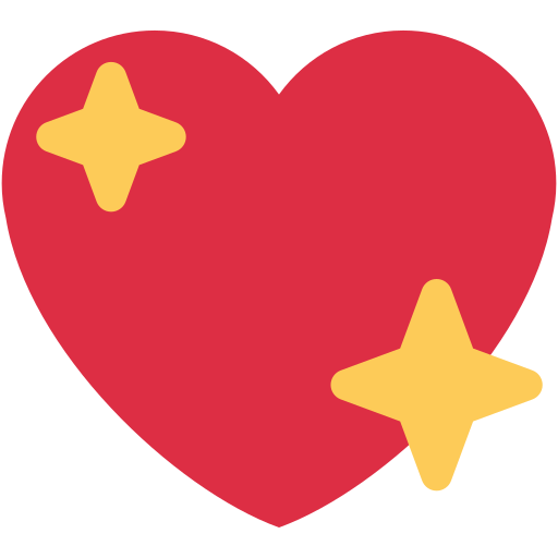Sparkling Heart as drawn by Twitter / X in 2026 01 09 Update