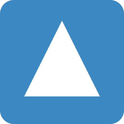 upwards button as rendered by Twitter / X