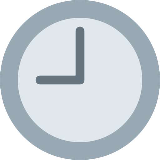 nine o’clock as rendered by Twitter / X