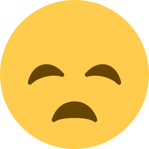 Disappointed Face as drawn by Twitter / X in 2026 01 09 Update