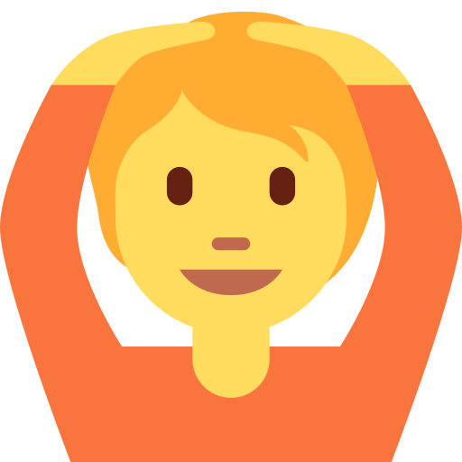 person gesturing OK as rendered by Twitter / X