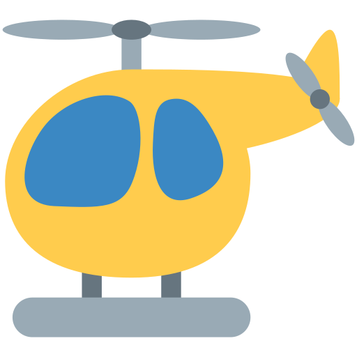 helicopter as rendered by Twitter / X