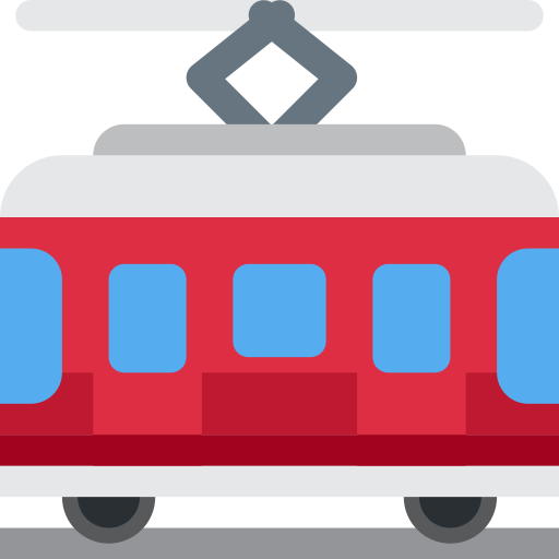 tram car as rendered by Twitter / X