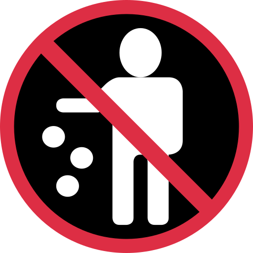 No Littering as drawn by Twitter / X in 2026 01 09 Update