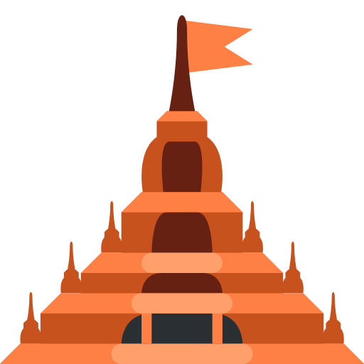 hindu temple as rendered by Twitter / X