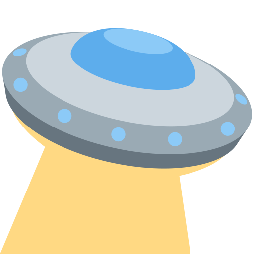 flying saucer as rendered by Twitter / X