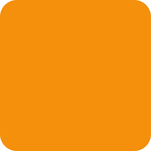 orange square as rendered by Twitter / X