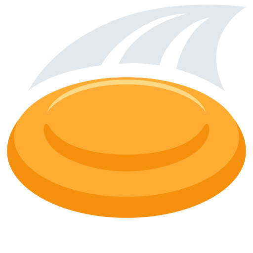 flying disc as rendered by Twitter / X