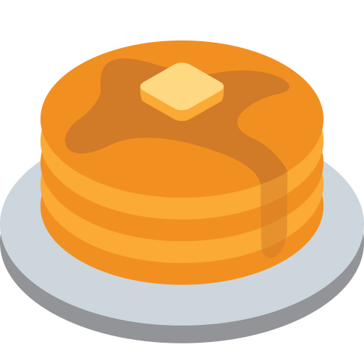 pancakes as rendered by Twitter / X
