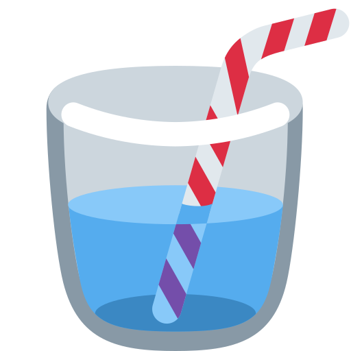 cup with straw as rendered by Twitter / X