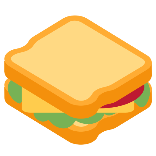 sandwich as rendered by Twitter / X