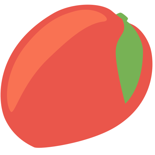 mango as rendered by Twitter / X