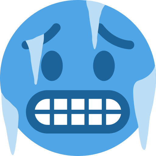 cara con frío as rendered by Twitter / X