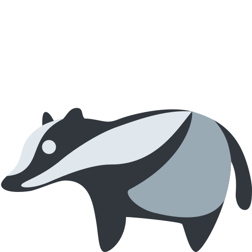 Badger as drawn by Twitter / X in 2026 01 09 Update