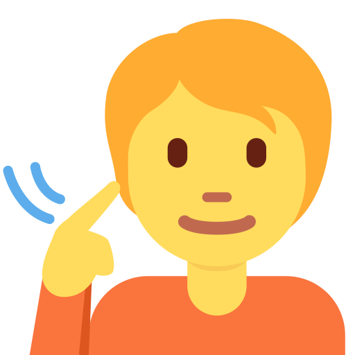 deaf person as rendered by Twitter / X