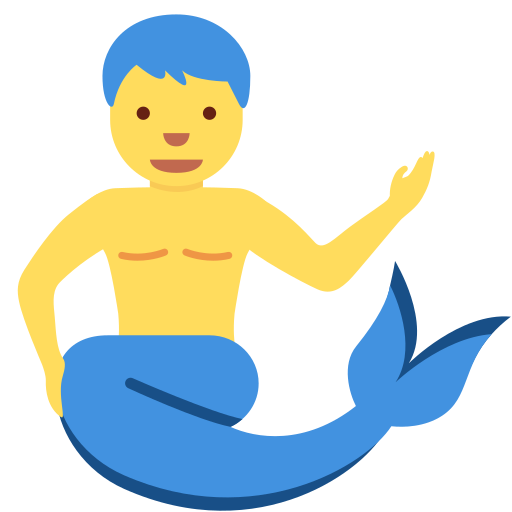 merman as rendered by Twitter / X