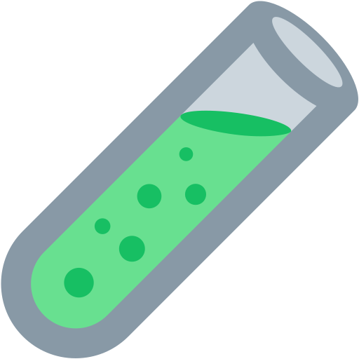 test tube as rendered by Twitter / X
