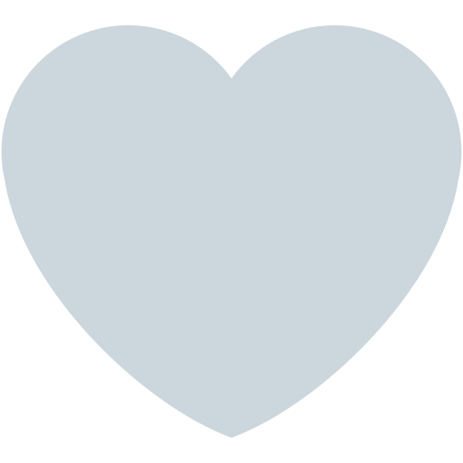 Grey Heart as drawn by Twitter / X in 2026 01 09 Update