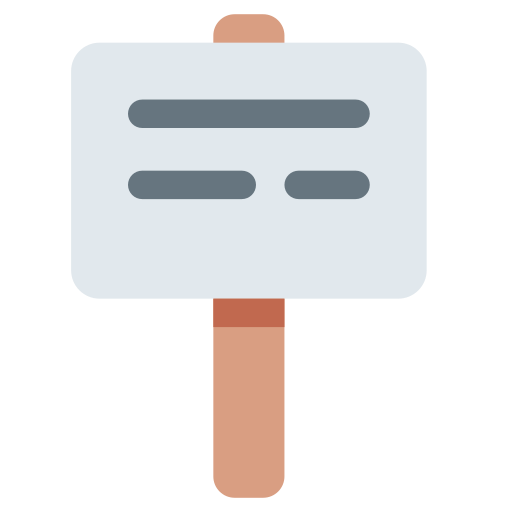 placard as rendered by Twitter / X