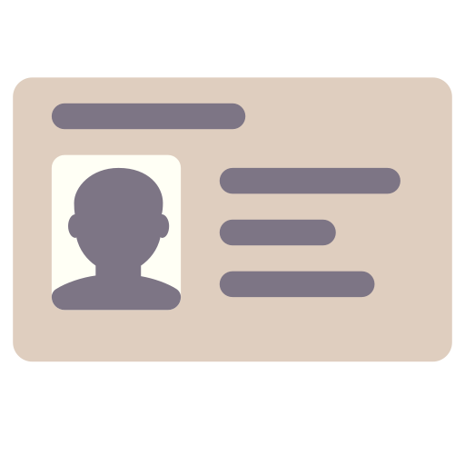 identification card as rendered by Twitter / X