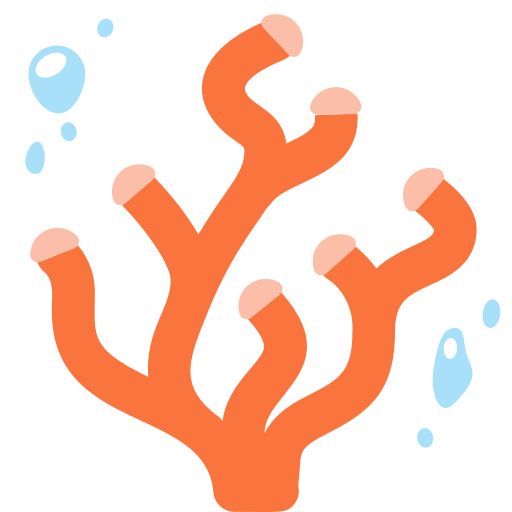 coral as rendered by Twitter / X