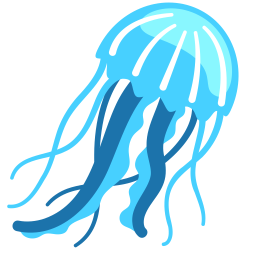 jellyfish as rendered by Twitter / X