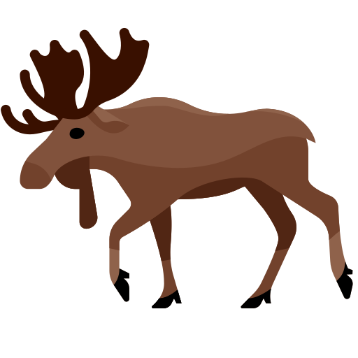 moose as rendered by Twitter / X