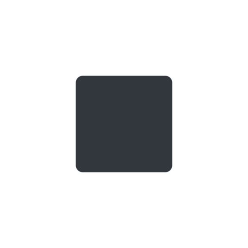 black small square as rendered by Twitter / X