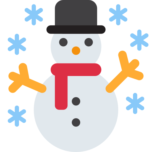 snowman as rendered by Twitter / X