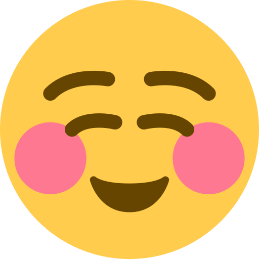 Smiling Face as drawn by Twitter / X in 2026 01 09 Update