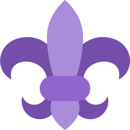 fleur-de-lis as rendered by Twitter / X