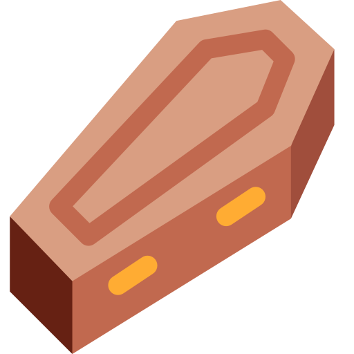 coffin as rendered by Twitter / X