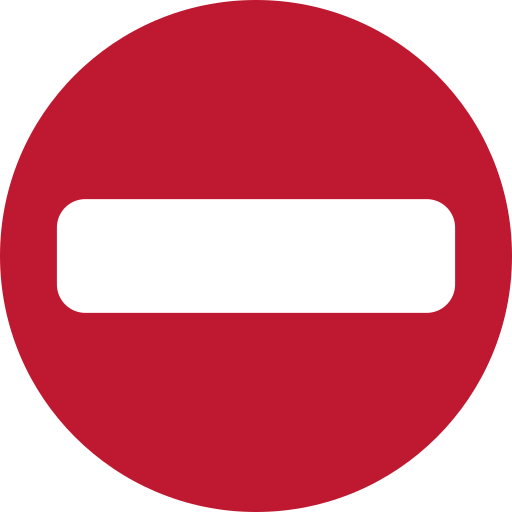 no entry as rendered by Twitter / X