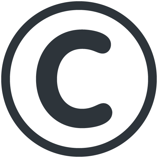 copyright as rendered by Twitter / X