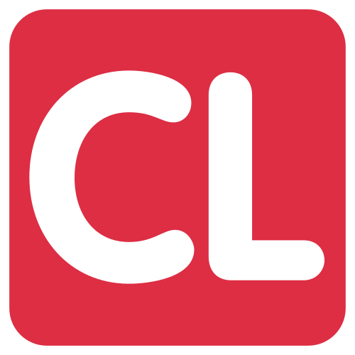 CL Button as drawn by Twitter / X in Twemoji 1.0