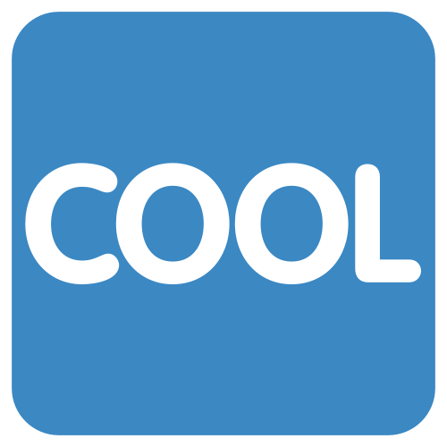 COOL Button as drawn by Twitter / X in Twemoji 1.0