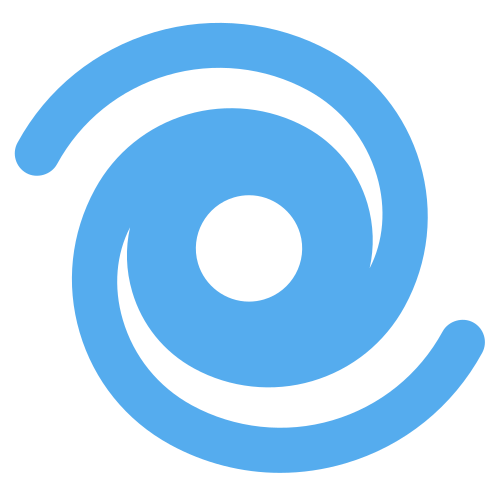 Cyclone as drawn by Twitter / X in Twemoji 1.0