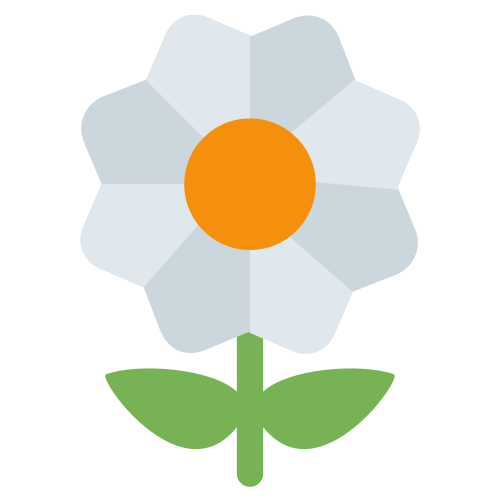 Blossom as drawn by Twitter / X in Twemoji 1.0