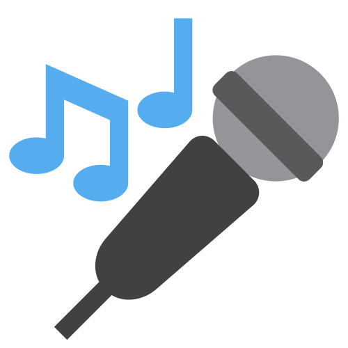 Microfono as drawn by Twitter / X in Twemoji 1.0