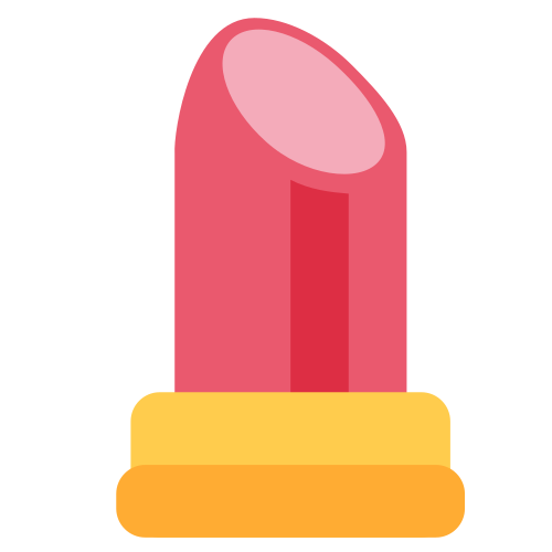 Lipstick as drawn by Twitter / X in Twemoji 1.0