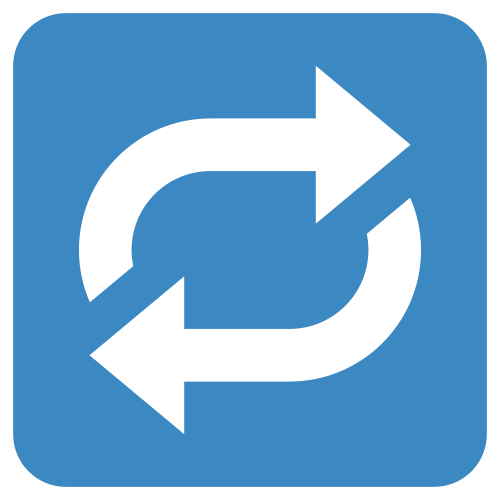 Repeat Button as drawn by Twitter / X in Twemoji 1.0